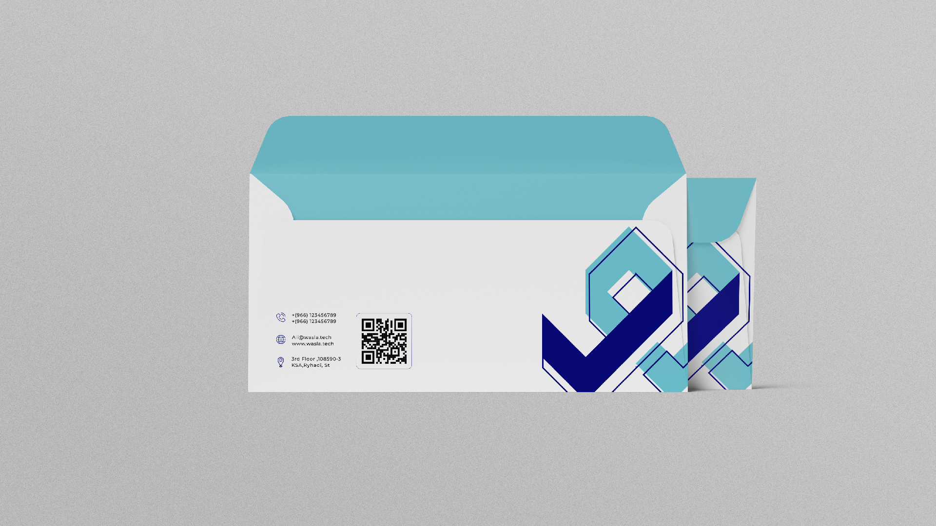 هوية شركة وصلة – عمل branding